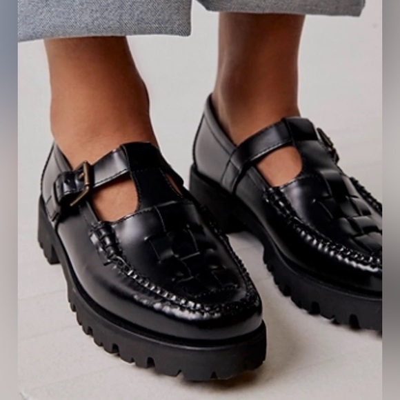 Free People Shoes - Free People x G.H. Bass Weejuns Fisherman Mary Jane Loafers